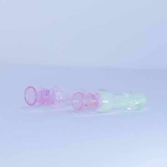 Swirly Clear Chillum