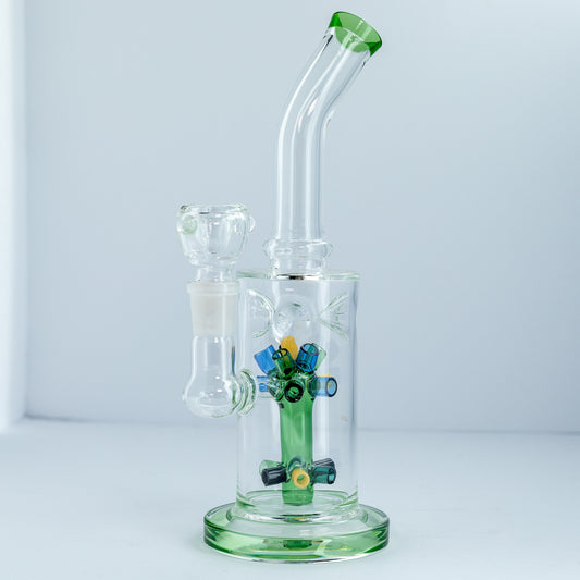 Green Multicolored Water Pipe