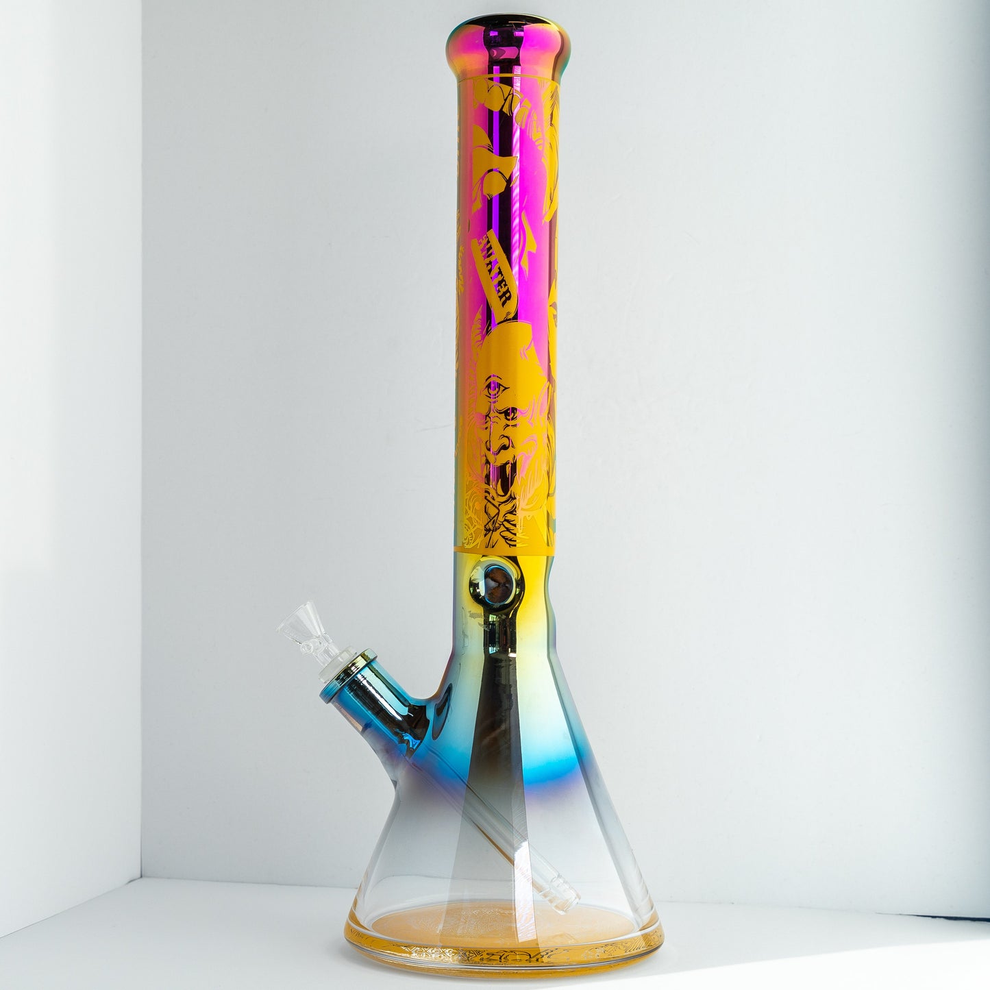 Metallic Multicolored Water Pipe