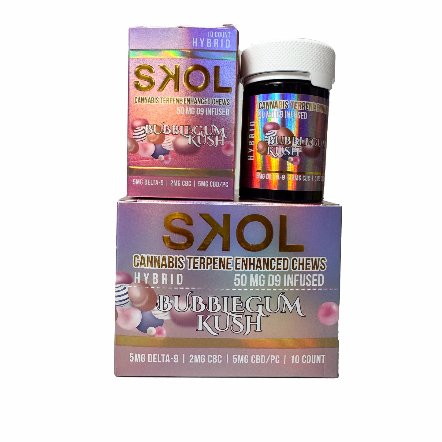 SKOL D9 THC Gummies 50mg
